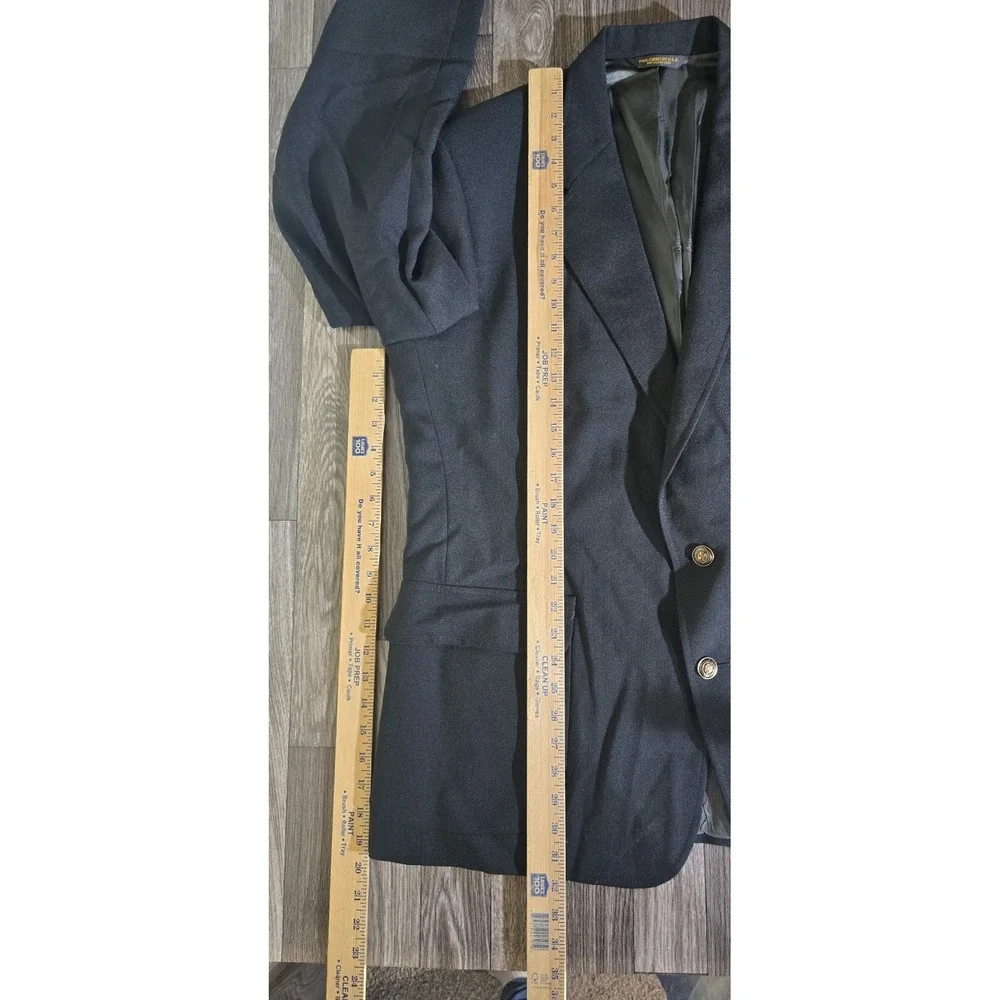 RMC Coca-Cola Blazer Mens 44 Regular Black Gold‎ Button New with Tags